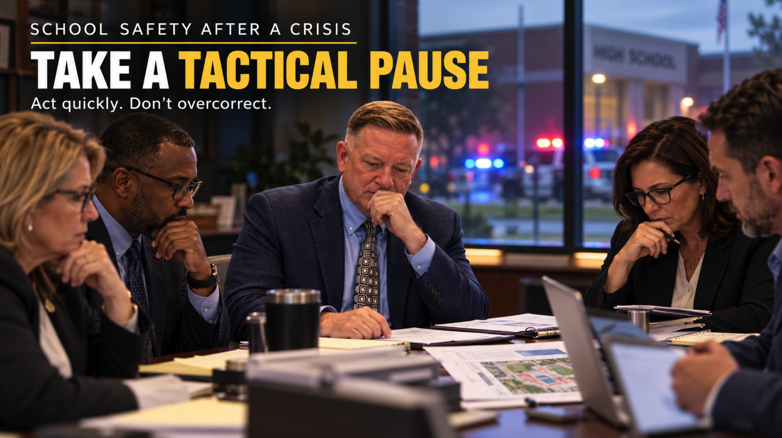 School safety policy after a crisis, Dr. Ken Trump on taking a tactical pause